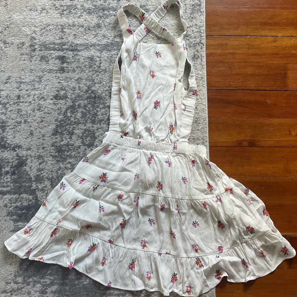 Floral Open Twist Back Dress